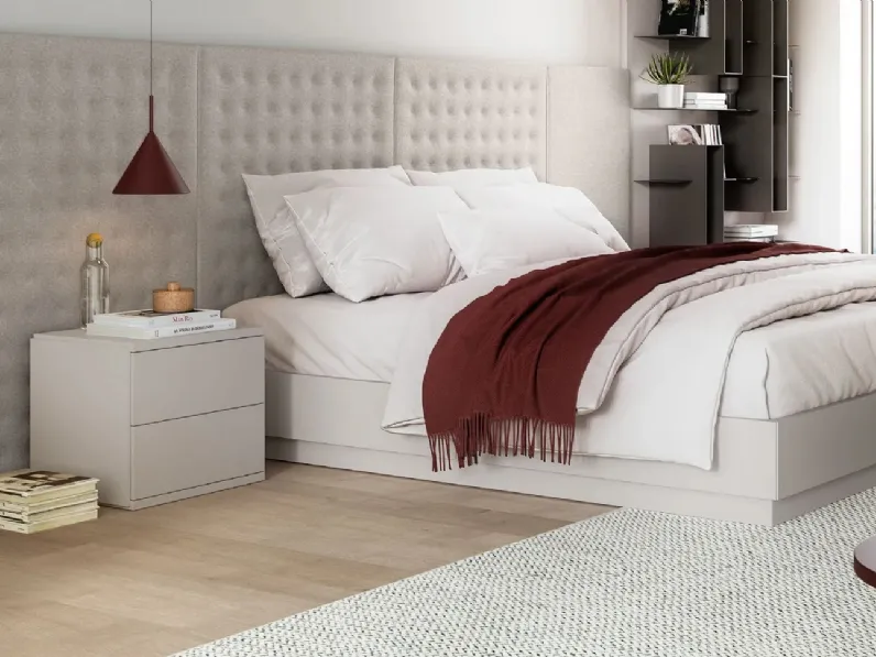 Comodino Layers laccato opaco di Dielle Modus