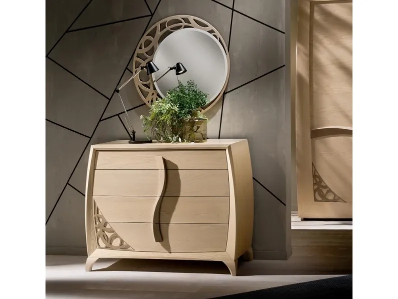 Comò Luna art 5101 finitura Sabbia di Padovani Mobili