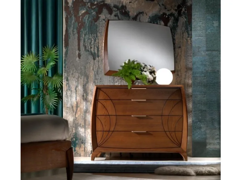 Comò Luna art 5176 finitura Tabacco di Padovani Mobili