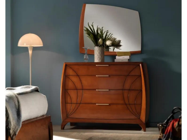 Comò Luna art 5225 in Noce di Padovani Mobili