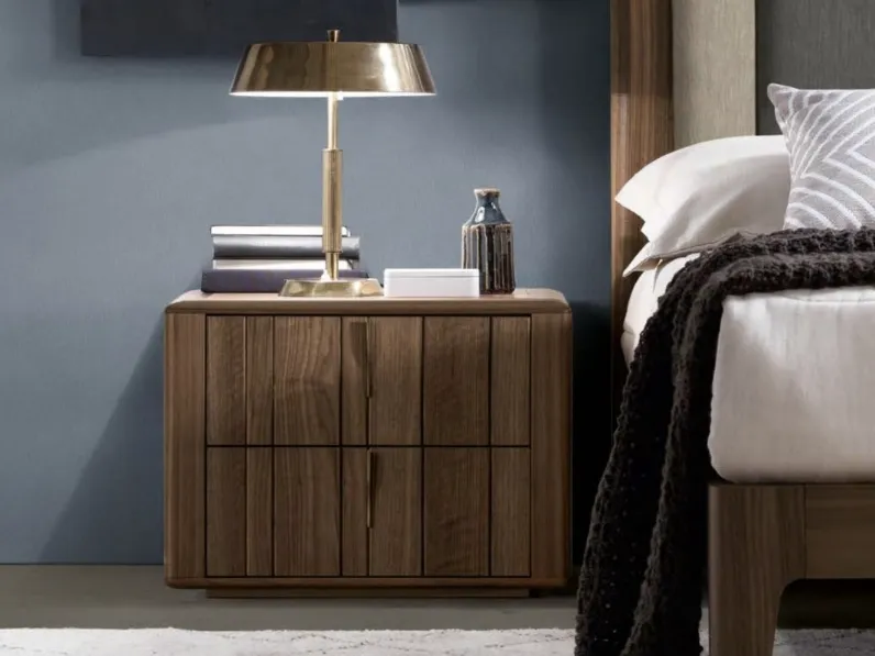 Comodino in legno Memphis di Modesign