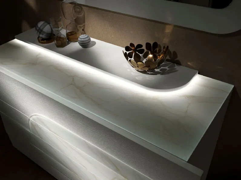 Comò Gaia Frassino Bianco di Mobil Più