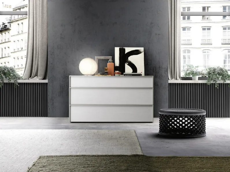 Comò Frame in frassino laccato di Mobilgam