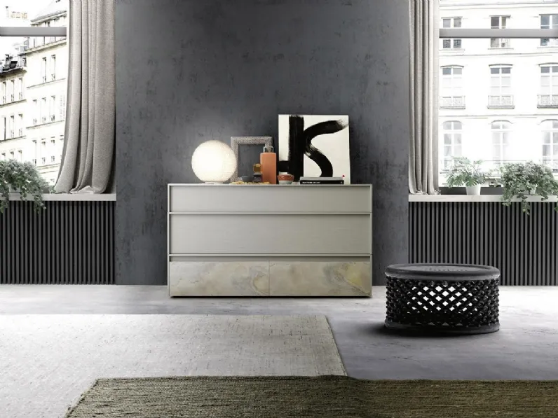 Comò Frame in frassino laccato di Mobilgam