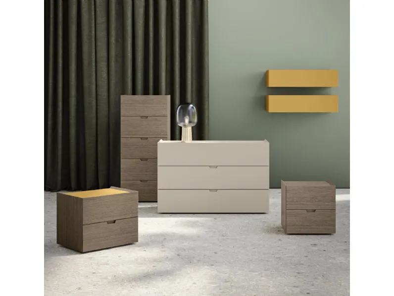 Gruppo Notte Net in legno o laccato di Morassutti