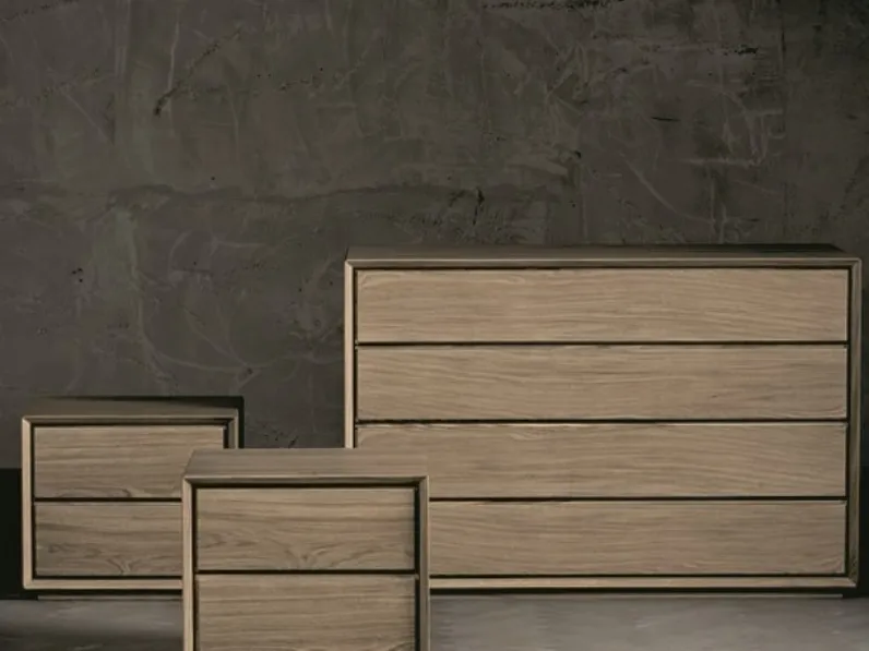 Gruppo Notte in rovere massello Nook di Alta Corte