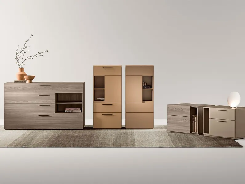 Gruppo Notte Noto in melaminico o laccato di Cinquepuntozero