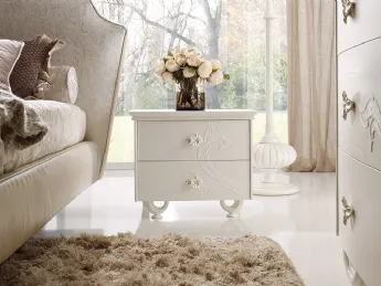 Notte di Note Pegaso Bianco Comodino