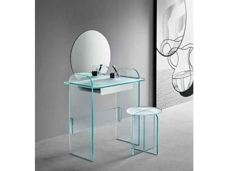 Comodino Opalina toeletta di Tonelli