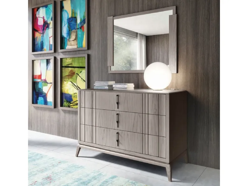 Comò Rails con piedini di Betamobili