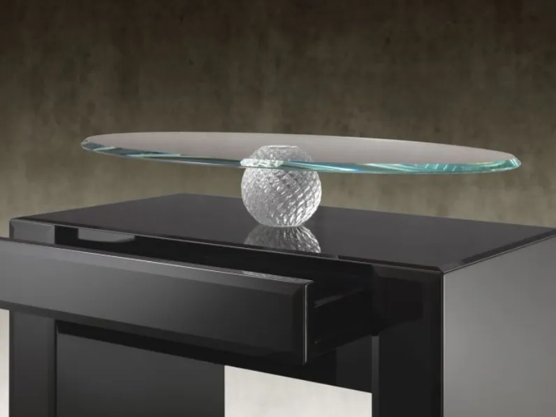 Comodino Rialto in legno laccato lucido Reflex