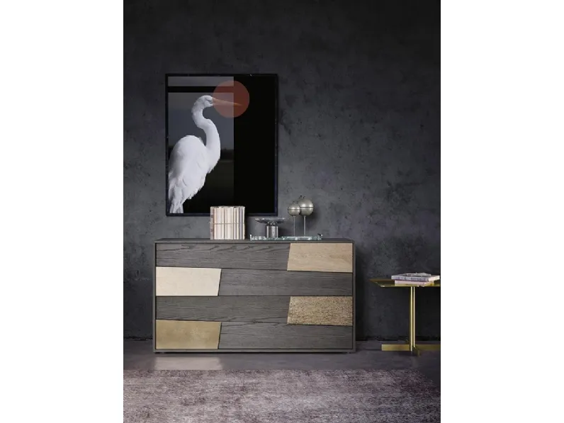 Comò Scacco in legno di Mobilgam