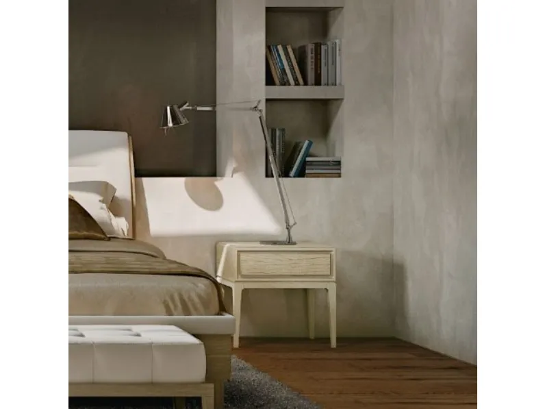 Comodino in rovere Segreti S192 di Arte Brotto