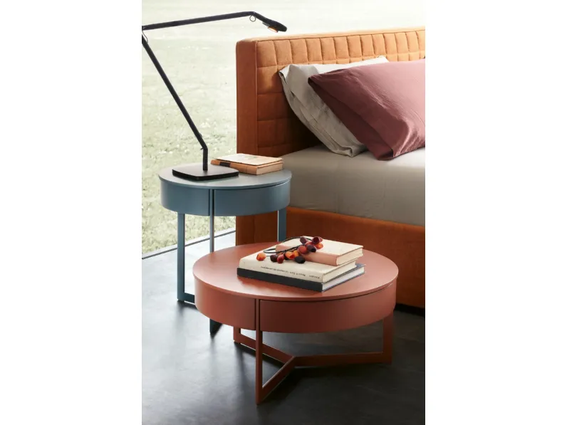 Comodino rotondo Sign di Lema