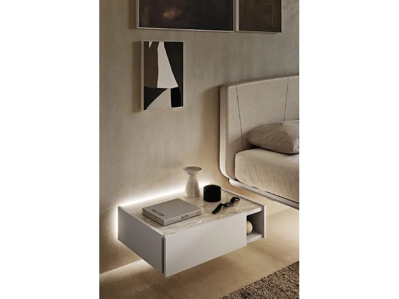 Comodino sospeso Smart di Mobilgam