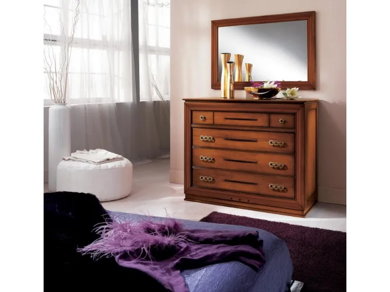 Comò Sogni art 2070 in Noce biondo di Padovani Mobili