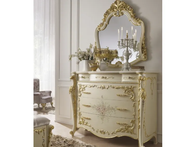 Comò classico decorato Sophia di Ghezzani