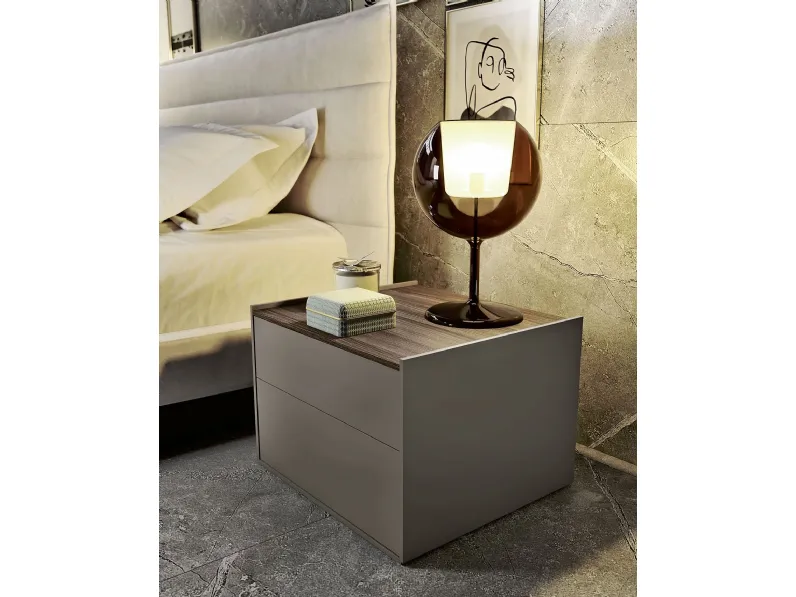 Comodino Spalla 10 Basic Grey di S75