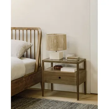 Comodino Spindle in teak rigenerato di Ethnicraft