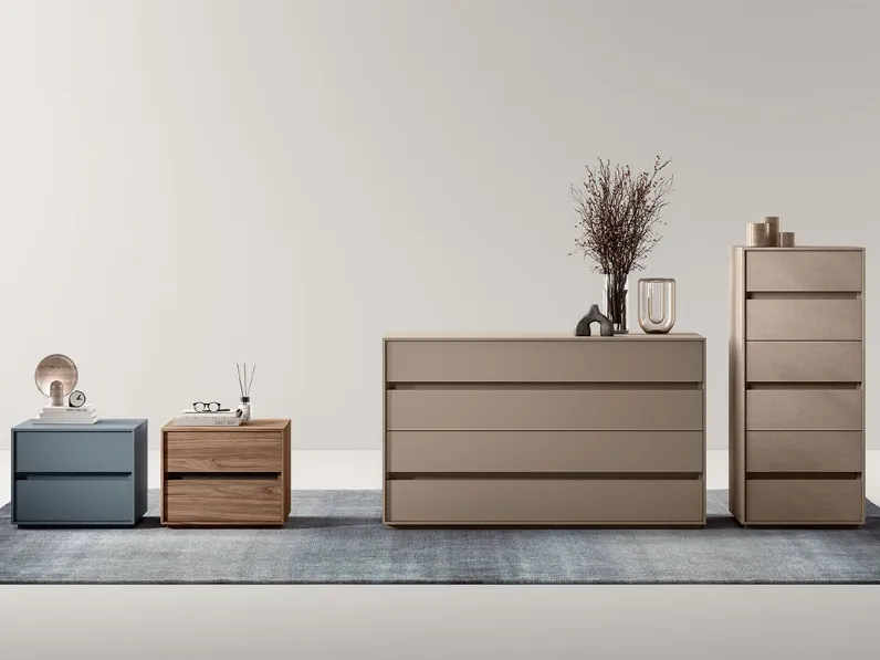 Gruppo Notte Tweet in laccato o melaminico di Cinquepuntozero