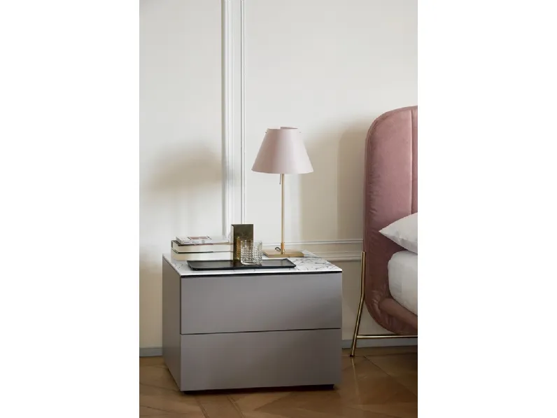 Comodino in laccato opaco Universal di Calligaris