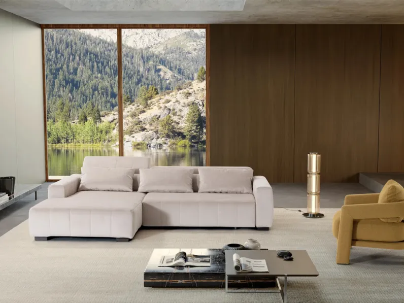 Divano con penisola Advance di Kermes divani