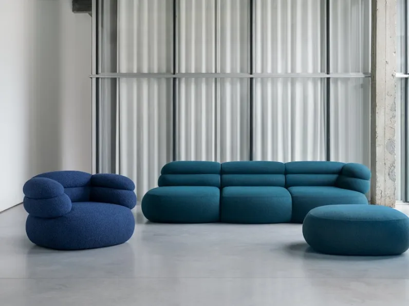 Divano lineare Biboni Sofa di Knoll