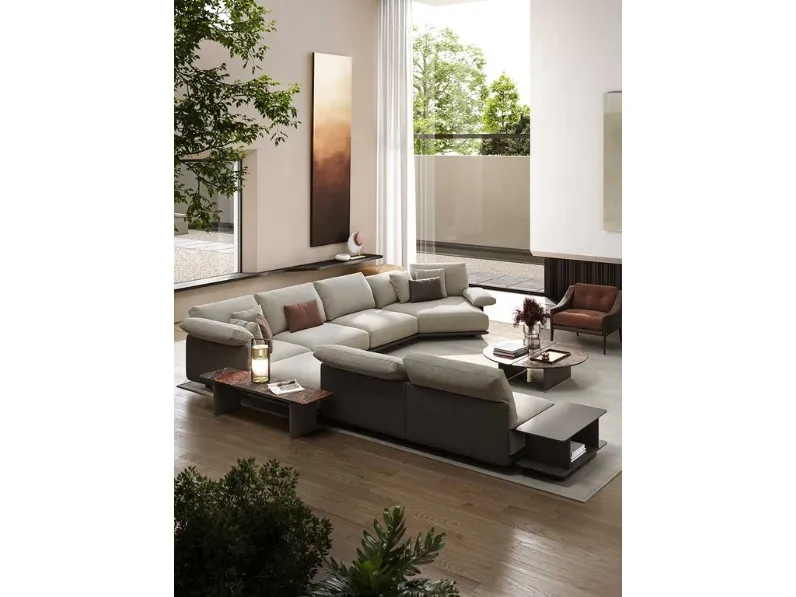 Salotto angolare Blisscape Deep di Poltrona Frau
