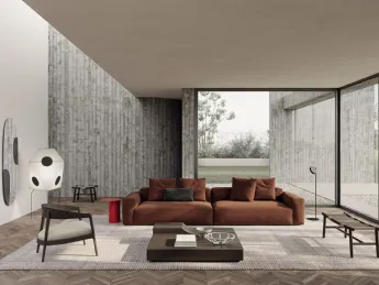 Divano lineare Cooper Soft di Frigerio