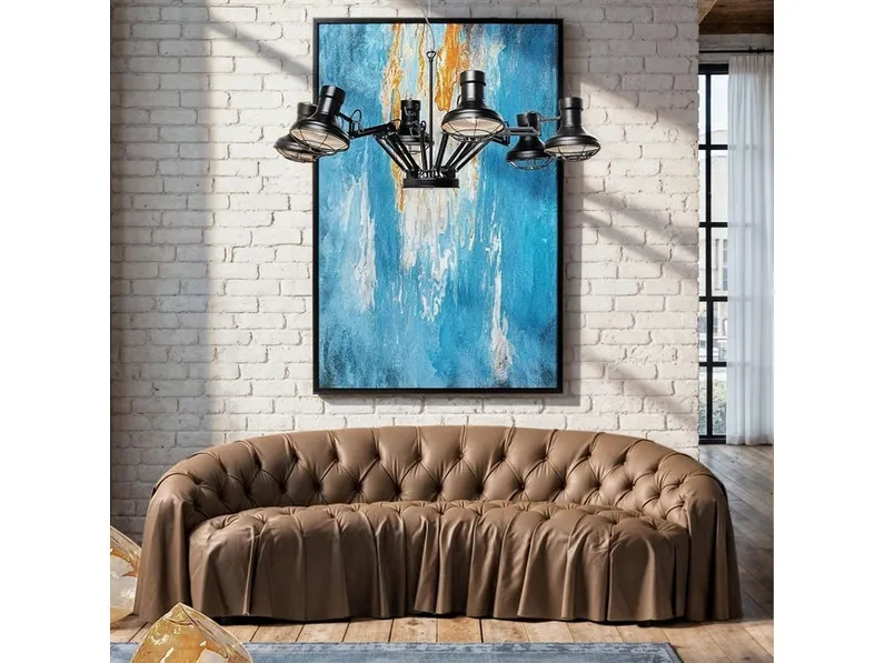 Divano in pelle Drapes di Kare Design