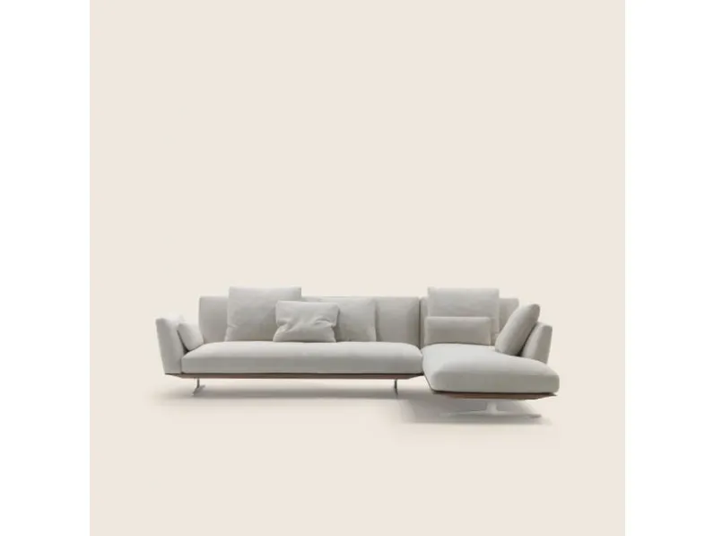 Divano con penisola Evergreen di Flexform