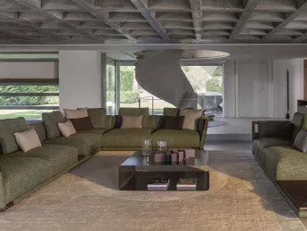 Salotto Gaudì Modular di Flou: design elegante e versatile.