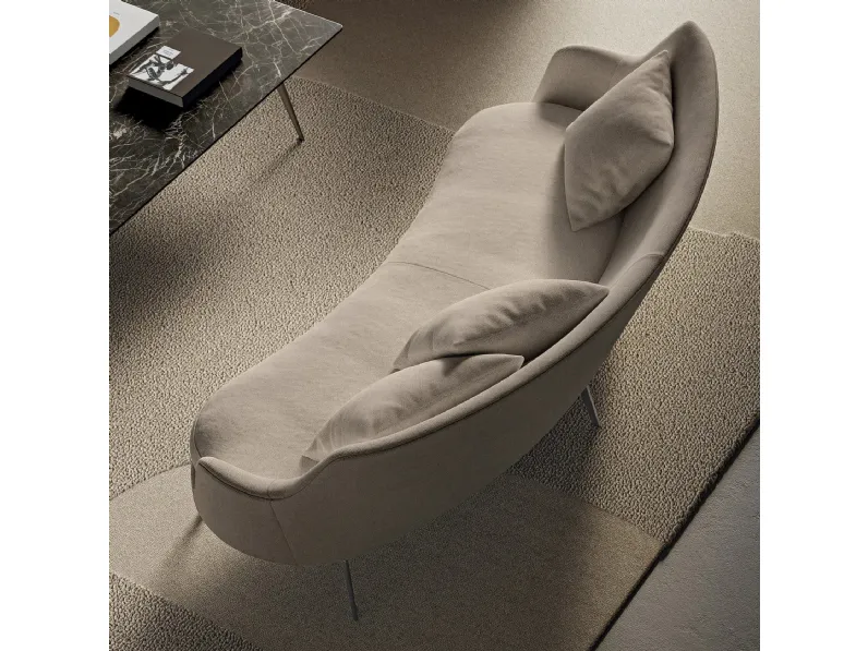 Divano lineare Guscio di Flexform