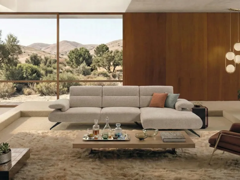 Divano in tessuto Heron di Kermes divani