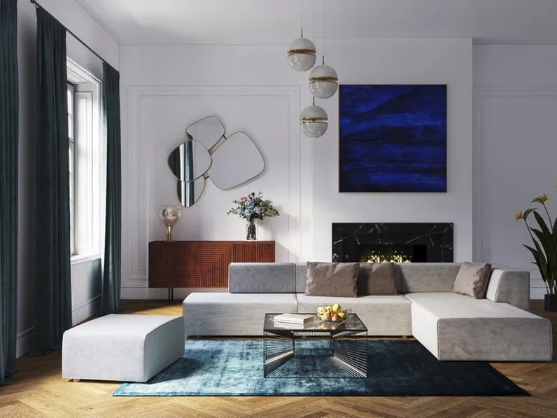Divano con penisola Infinity di Kare Design