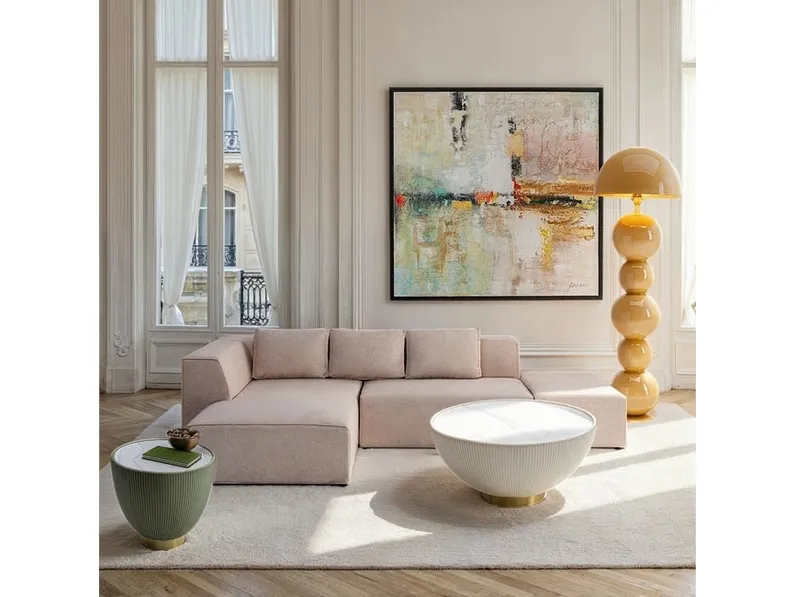 Divano con penisola Infinity Ottomana di Kare Design