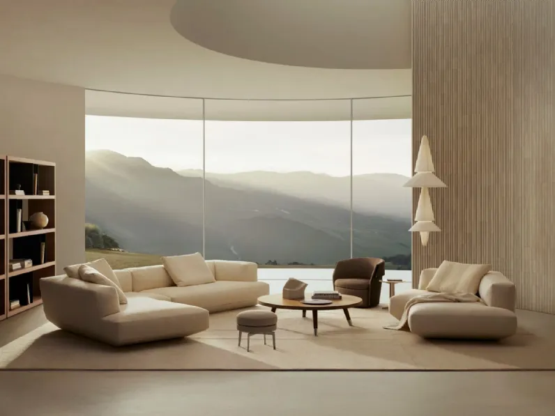 Divano angolare Loungescape di Flexform