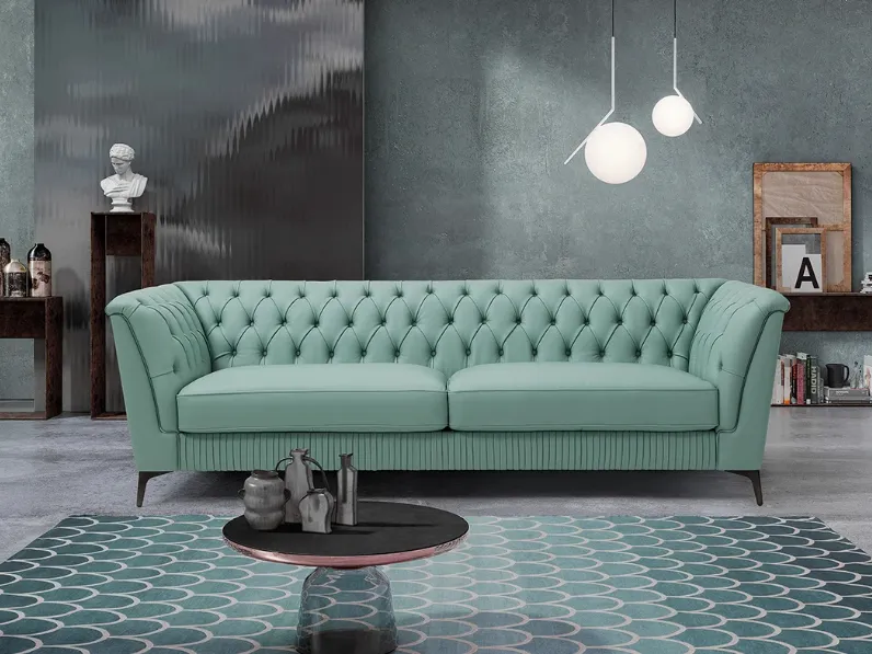 Divano lineare Luna di Delta Salotti