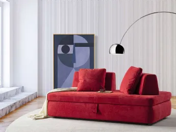 Il Divano Letto Magic Cube di Crippa Salotti è un'innovazione di design che combina eleganza e funzi
