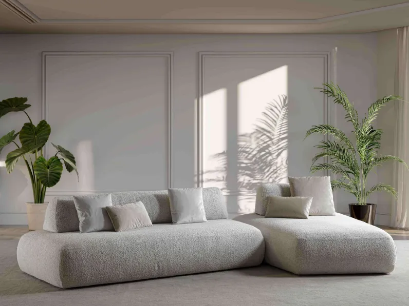 Divano con penisola Nuvola di Flexstyle