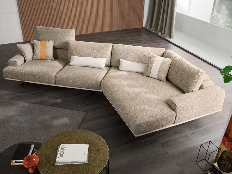 Divano in tessuto Paolo di Delta Salotti