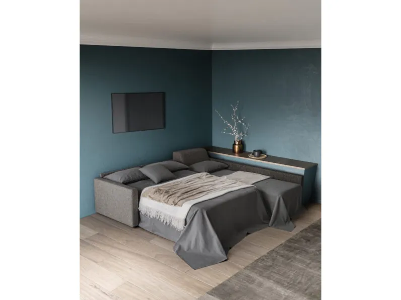 Divano letto con penisola contenitore Park di Confort Line