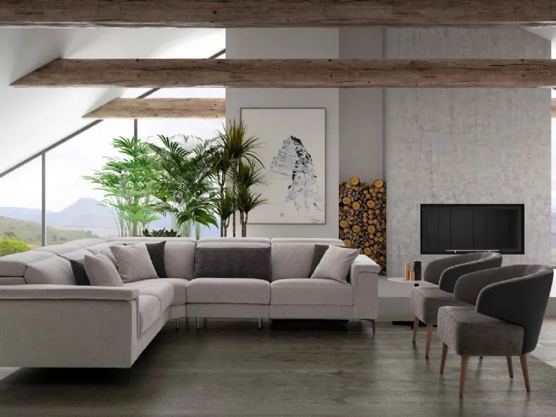Divano relax angolare Polo di Confort Line