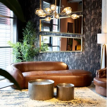 Divano in pelle Recamiere Wonder di Kare Design