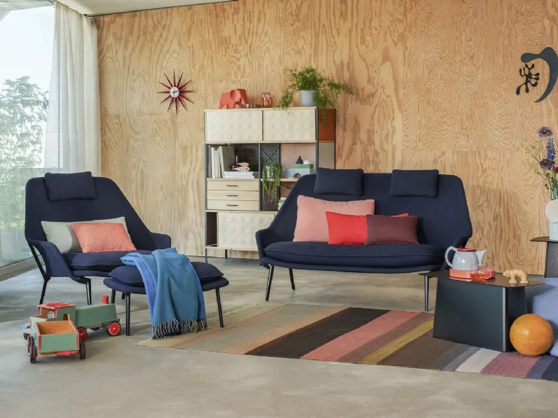 Divano lineare Slow Sofa di Vitra
