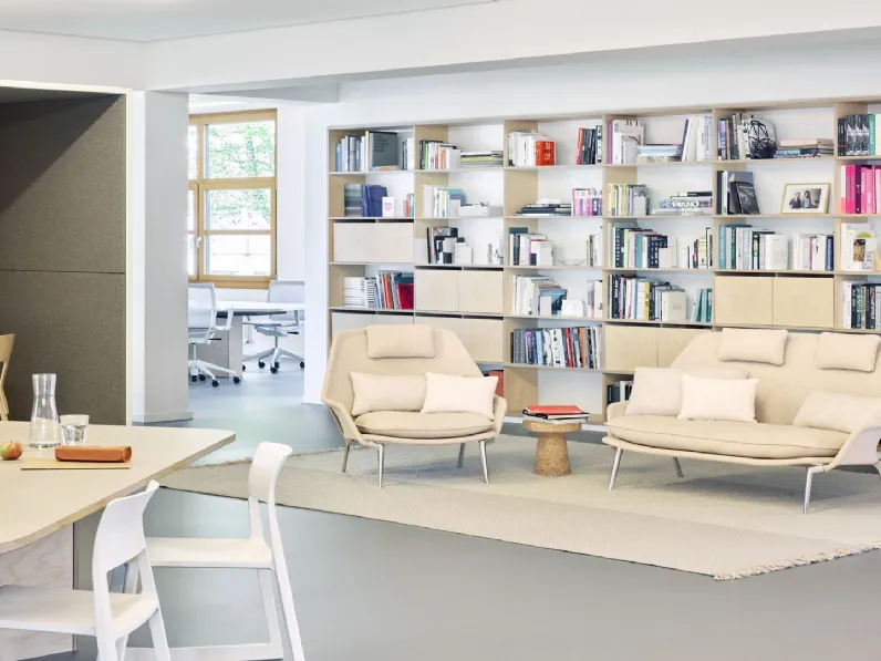 Divano lineare Slow Sofa di Vitra