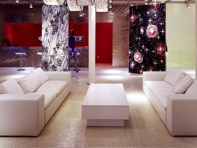Salotto in pelle Spring di Moroso