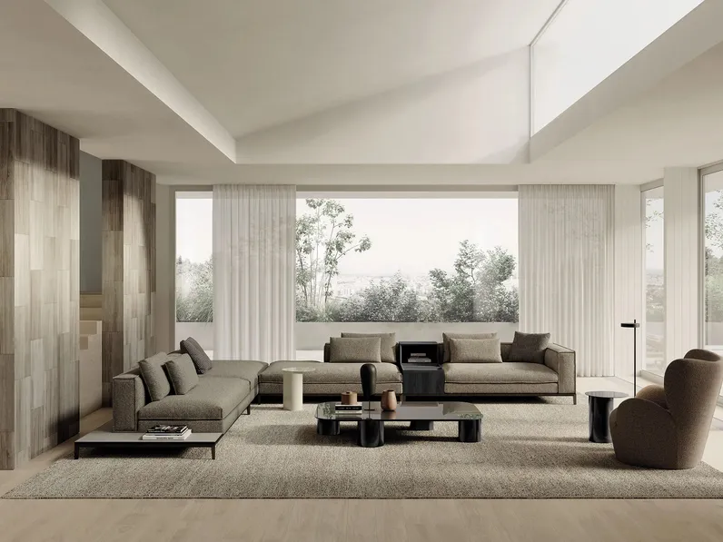 Divano angolare Taylor di Frigerio