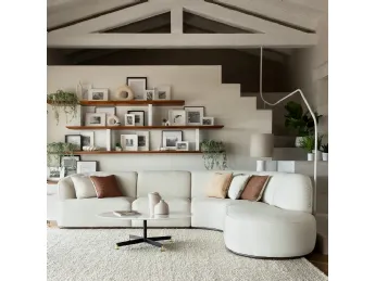 Il divano angolare Narciso di Tosconova è un capolavoro di design contemporaneo.