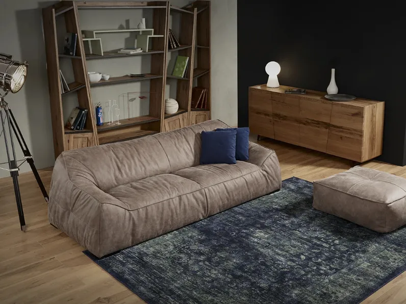 Salotto in pelle Venis di Delta Salotti